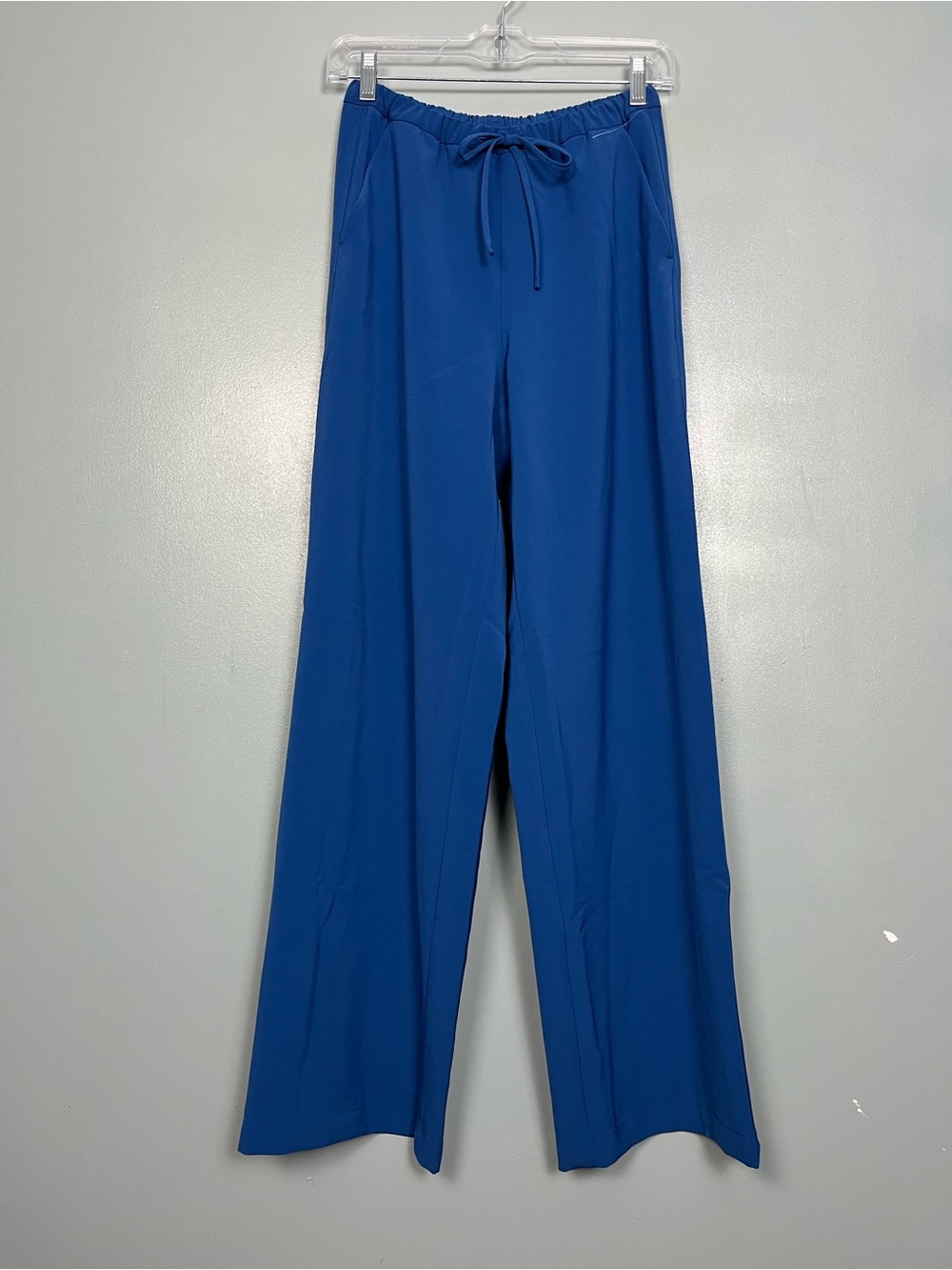 Athleta MVP Mid Rise Wide Leg Snap Pant Athletic Maritime Blue Women’s Size XXS - Picture 2 of 9